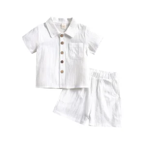 Toddler Summer Polo Shirt & Shorts Set